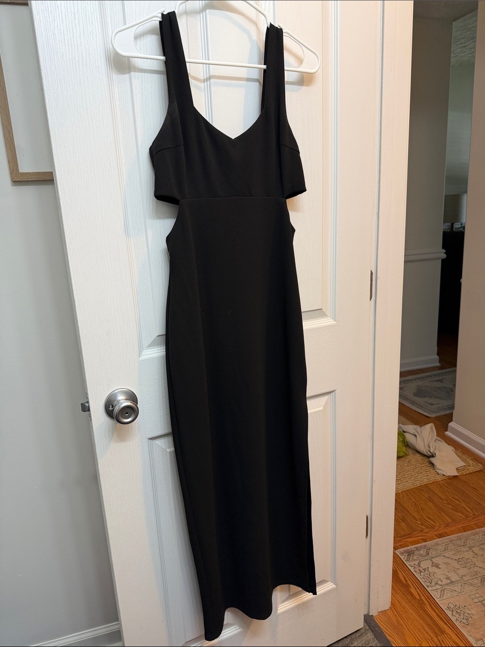 Lulu's Black Cutout Maxi Dress